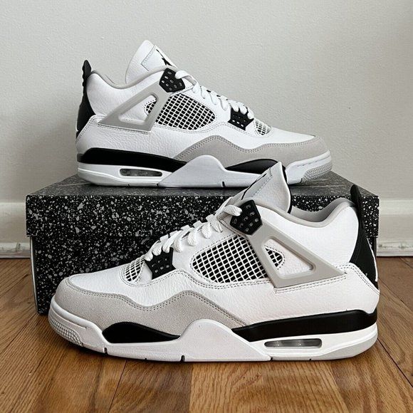 AJ4 Retro SB Grey Black